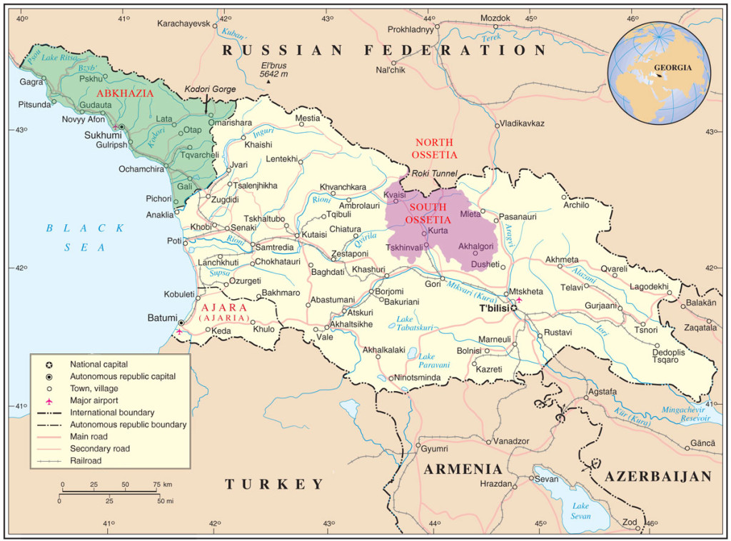 Russian troops backed separatists that took over the Georgian regions of South Ossetia and Abkhazia, creating an IDP crisis that persists to this day (photo courtesy of Wikimedia)