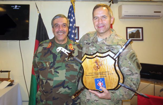 Mameluke sword and plaque from COL Wilson