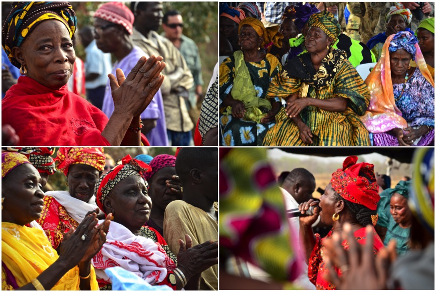 Members of the Kedougou Women’s Agricultural Co-op gathered to celebrate the dedication of their new warehouse
