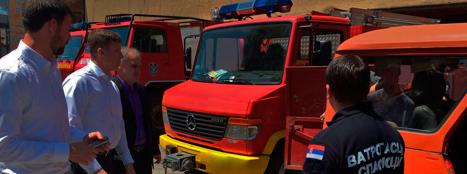 Demonstrate US/Serbia cooperation by fighting fires and saving lives