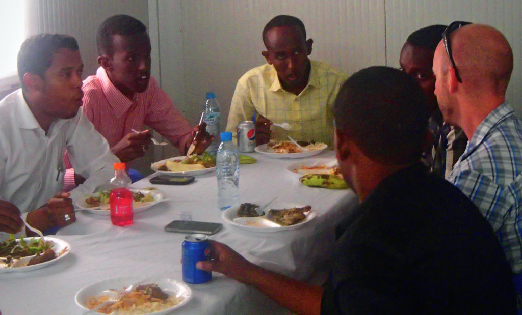 Somali and American participants were able to interact informally during breaks in the lectures. This helped improve Somali perceptions of the US and started building lasting relationships and trust