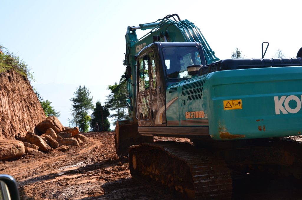 Even a year after the earthquake, many roads and villages remain buried or washed out.