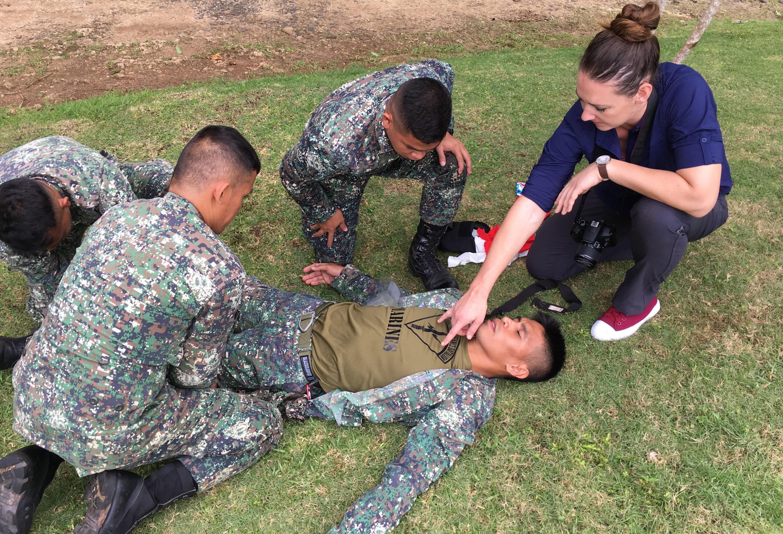 Provide lifesaving supplies to help US troops fighting ISIS in the Philippines
