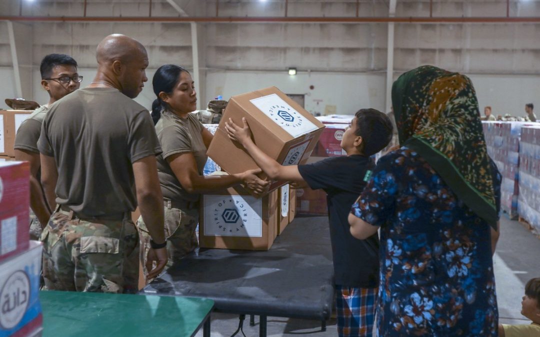 Caring for Afghan evacuees in Qatar