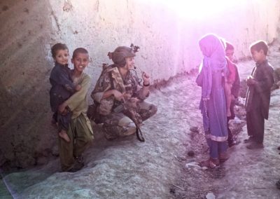 Serving in and out of uniform in Afghanistan