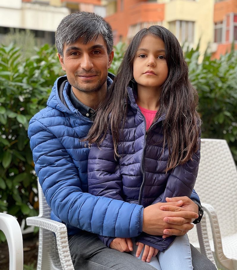 Hasib_holding_Mahsa